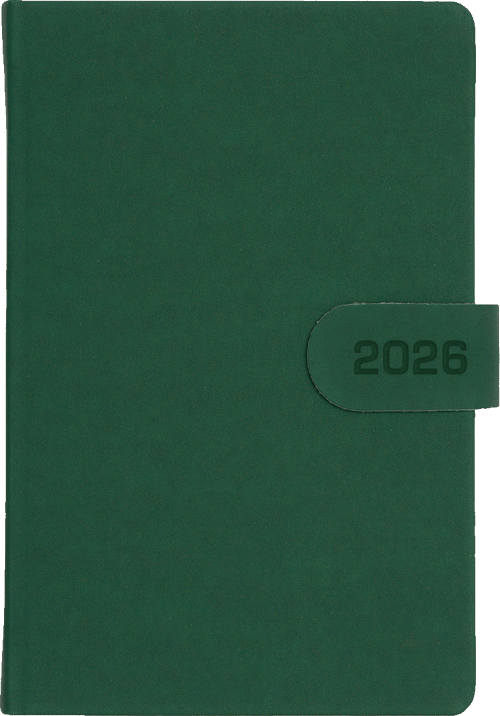 Kalendarz A5 dzienny MAGNES Ziele� + Ziele�